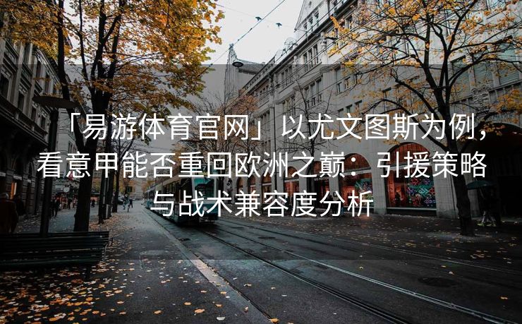 「易游体育官网」以尤文图斯为例，看意甲能否重回欧洲之巅：引援策略与战术兼容度分析
