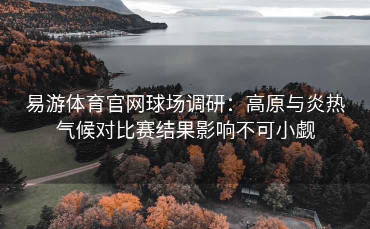 易游体育官网球场调研：高原与炎热气候对比赛结果影响不可小觑  第2张