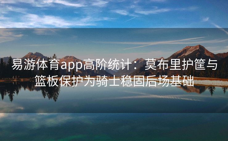 易游体育app高阶统计：莫布里护筐与篮板保护为骑士稳固后场基础  第2张